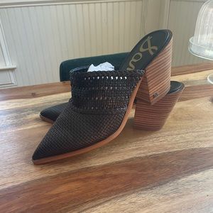 Sam Edelman Black Mules